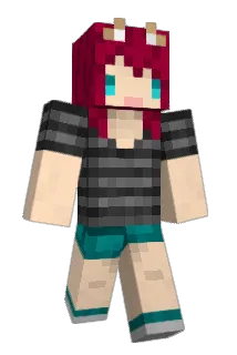 Seamless Minecraft avatar full body