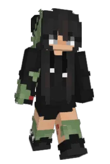 Serpentine Minecraft avatar full body