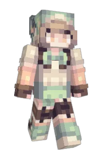 Shakiera Minecraft avatar full body