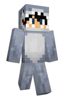 SharkaShark Minecraft avatar full body