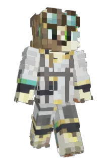 ShhinySilver Minecraft avatar full body