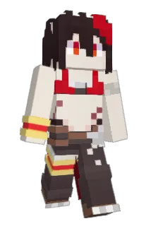 Shikinomiya Minecraft avatar full body