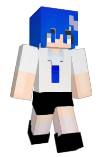 Shionogi Minecraft avatar full body