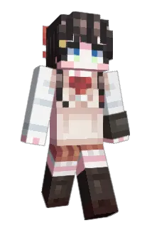 ShirayukiHina Minecraft avatar full body