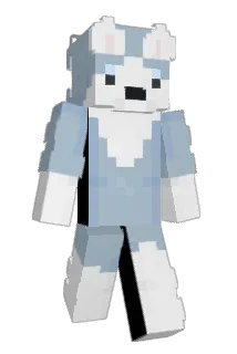ShiroDoggo Minecraft avatar full body