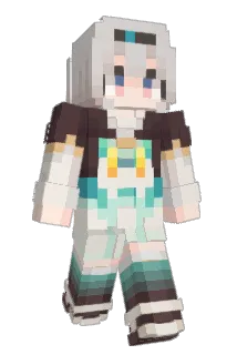 Shirohaaaaa Minecraft avatar full body