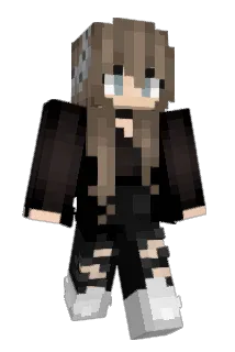 SiilverFox Minecraft avatar full body