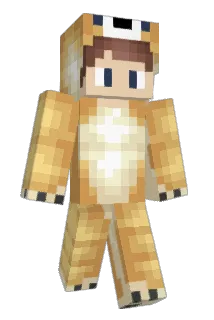 Silberblock Minecraft avatar full body