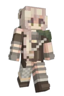 SilentPandaaaa Minecraft avatar full body