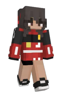 Silhoutte Minecraft avatar full body