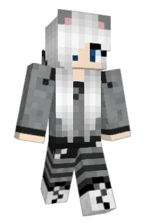 Silv3rWolf Minecraft avatar full body