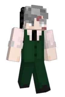 SilverSuited Minecraft avatar full body