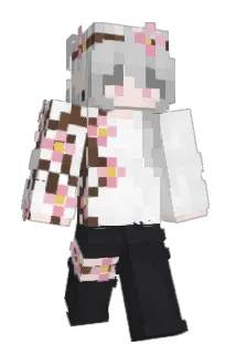 Silverbby Minecraft avatar full body
