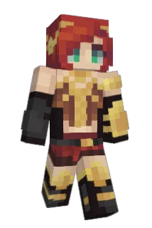 Silverhearte Minecraft avatar full body