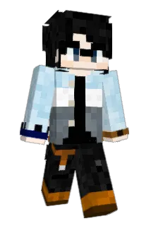 Silverver Minecraft avatar full body