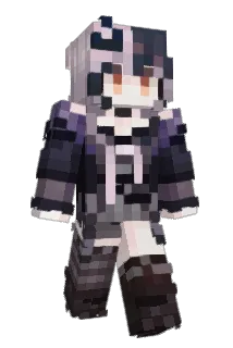 Silverwolf_Ava Minecraft avatar full body