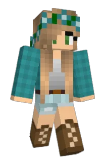 Sim1Girl Minecraft avatar full body