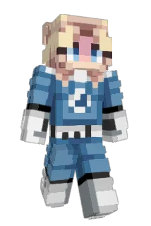 SimpBussin Minecraft avatar full body