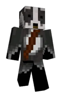 SinisterBadger Minecraft avatar full body