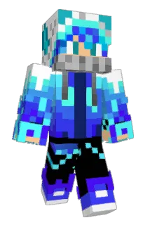 SirBluecat Minecraft avatar full body