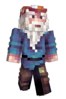 Skelaton Minecraft avatar full body