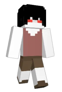Skelend Minecraft avatar full body