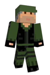 Skeletan Minecraft avatar full body