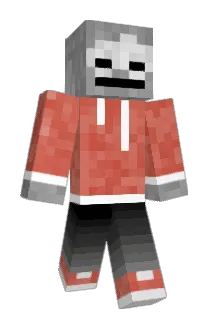 Skeletie Minecraft avatar full body