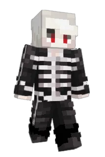 SkeletonJester Minecraft avatar full body
