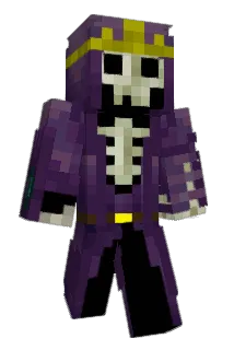 Skeletorpedo Minecraft avatar full body