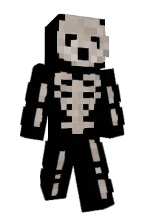 Skellyteeth Minecraft avatar full body