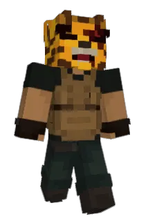 Skeltext Minecraft avatar full body
