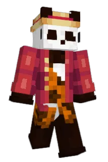 SketchyPanda Minecraft avatar full body