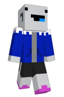 Skiddable Minecraft avatar full body