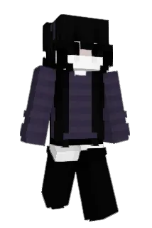 SkinnyGothGirl Minecraft avatar full body