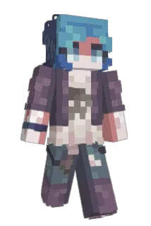 Skitsunee Minecraft avatar full body