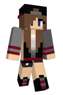SkittleFace Minecraft avatar full body
