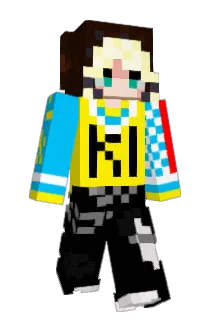 Skrawnyclown Minecraft avatar full body