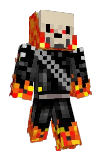 Skulll Minecraft avatar full body
