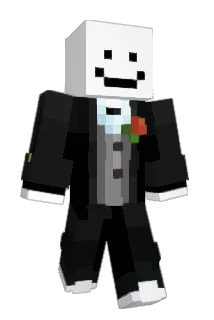 Skulluser Minecraft avatar full body
