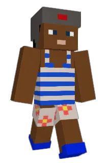 Skwel Minecraft avatar full body