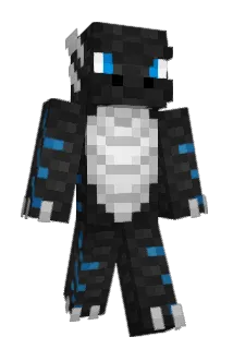 SkyeDrako Minecraft avatar full body