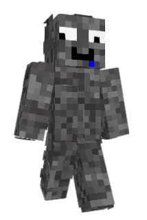 Slateman Minecraft avatar full body