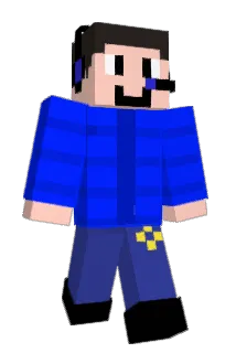 SleepingPoseidon Minecraft avatar full body