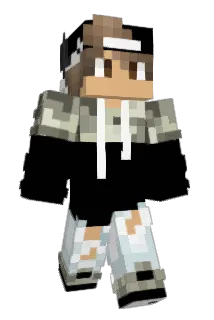 SleepyWolfYT Minecraft avatar full body