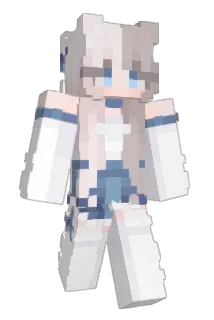SlyBlueWolf Minecraft avatar full body