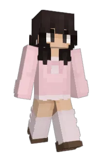 Smilestrawbunny Minecraft avatar full body