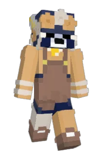 SmolRedPanda Minecraft avatar full body