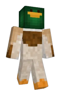 SnessyDuck Minecraft avatar full body