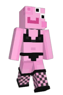 Snooped Minecraft avatar full body